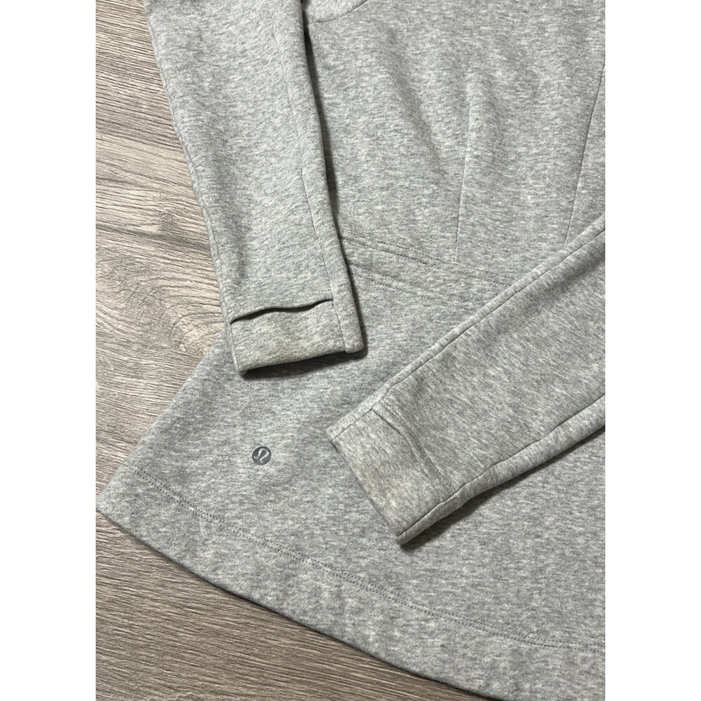 Lululemon Women's &go Take-Off Full Zip Fleece Size 4 Heathered Medium Grey